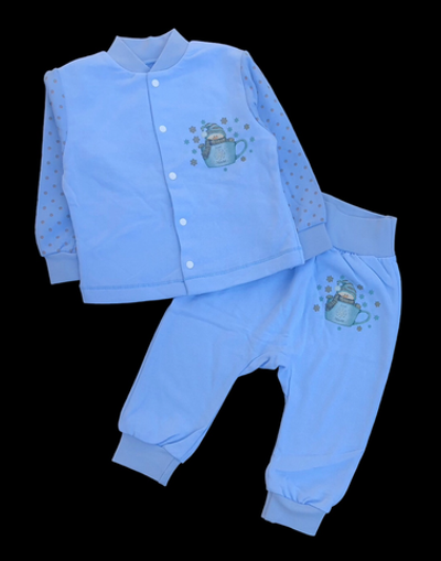 Костюм 2 в 1: кофта, штани "Принт", футер ТМ "Happy ToT"