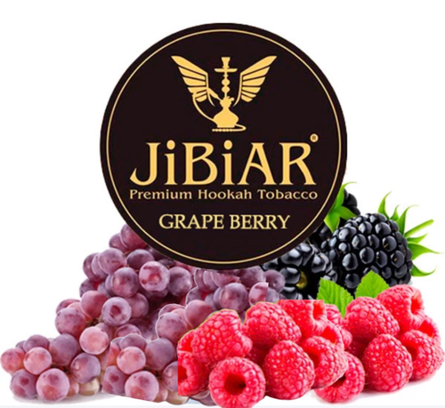 Табак Jibiar Grape Berry (Джибиар Виноград Ягоды) 100g (срок годности истек)