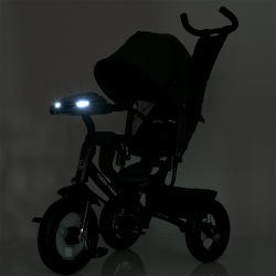 Дитячий триколісний велосипед Turbo Trike MT 1006 гумові колеса