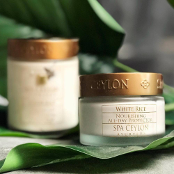 Крем протектор омолаживающий для сухой кожи Белый рис 100 г, SPA Ceylon