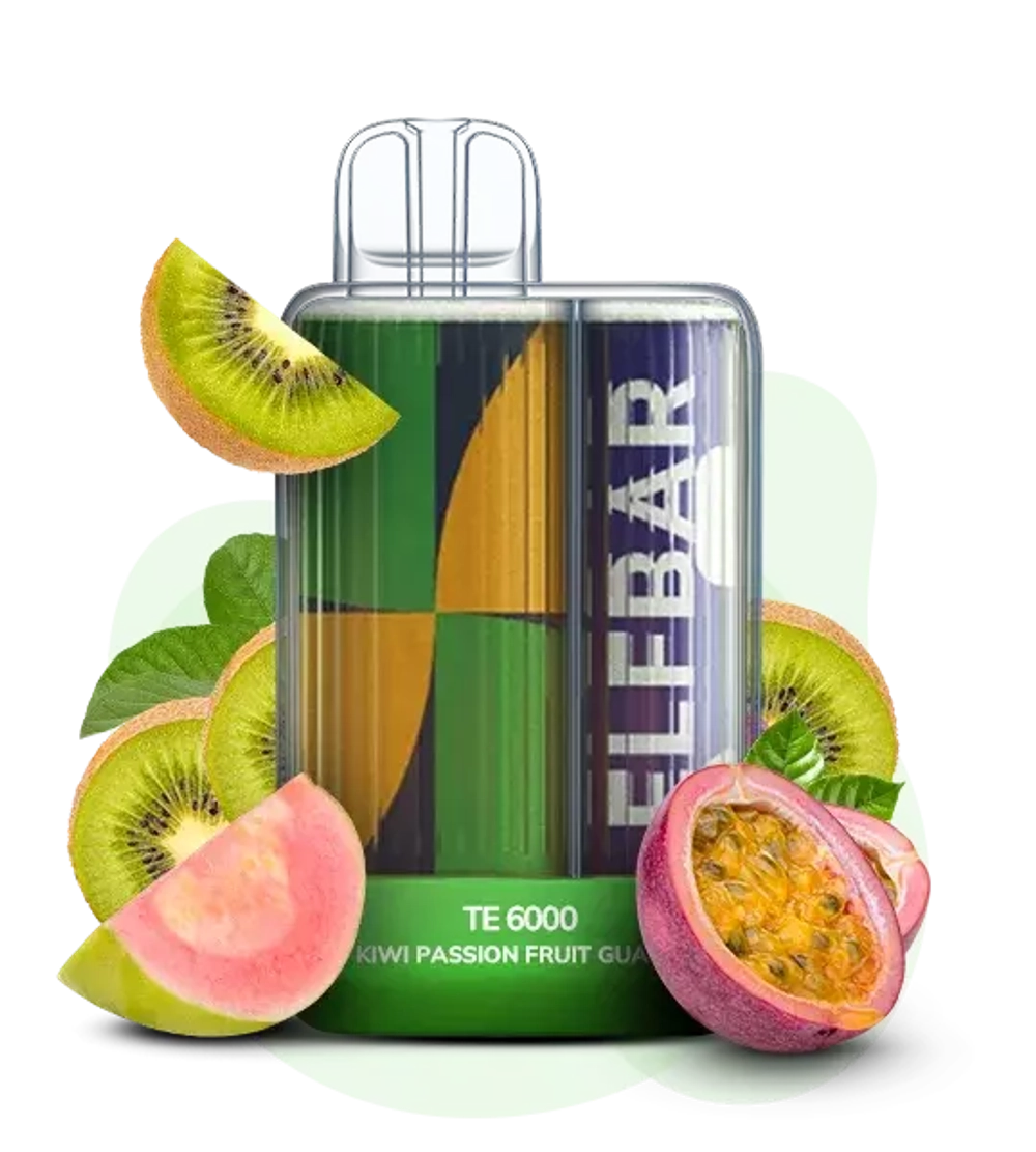 Elf Bar TE6000 Kiwi Passionfruit Guava (5% nic)