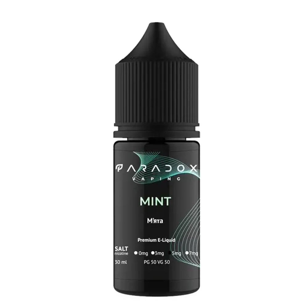 Сольова Рідина Paradox Mint 30мl (Парадокс М'ята) 30mg | 50mg