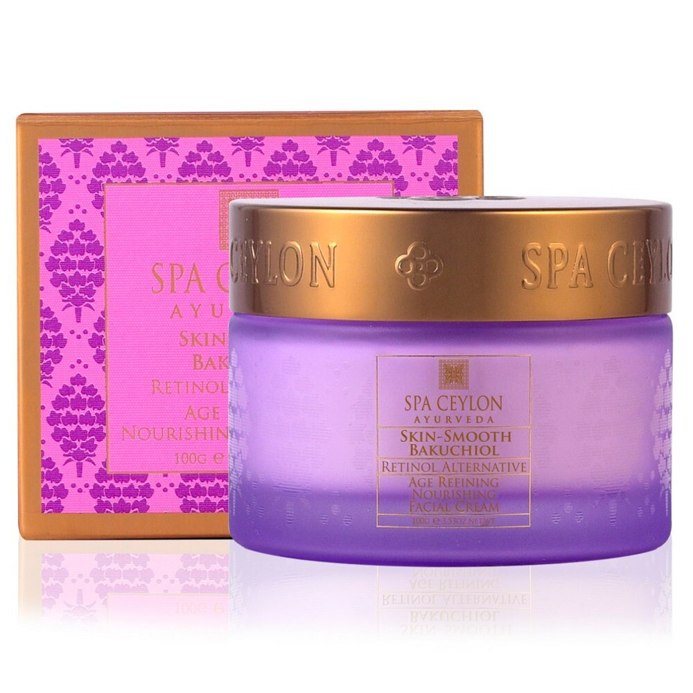 Омолаживающий, питательный крем для сухой и чувствительной кожи Бакучиол 100 г, SPA Ceylon