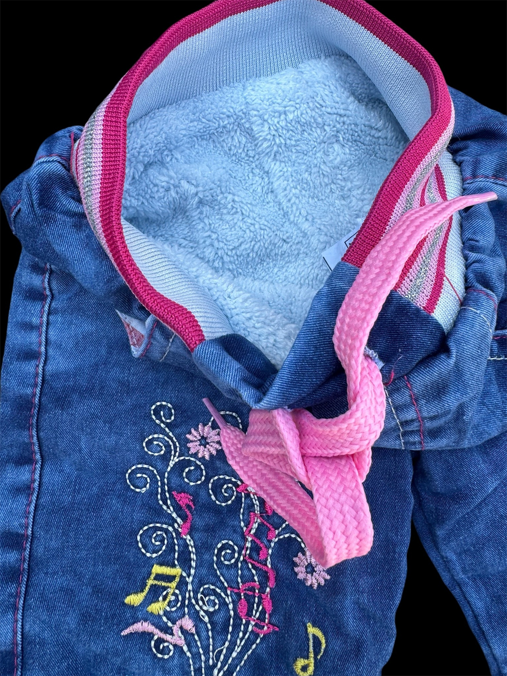 Джинси "Love the music", джинс на махрі ТМ "TAY kids"