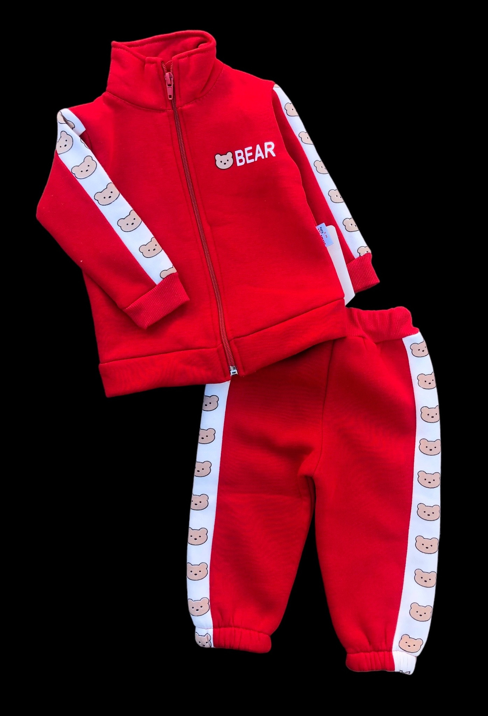 Костюм 2в1: кофта, штани "Ведмежа", трьохнитка з начосом ТМ "Murat Baby" (74 см)