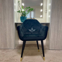 Стульчик мастера  Leganza velor на ножках