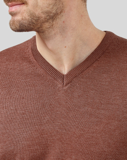 Джемпер чоловічий теракотовий (арт. 7662300501)