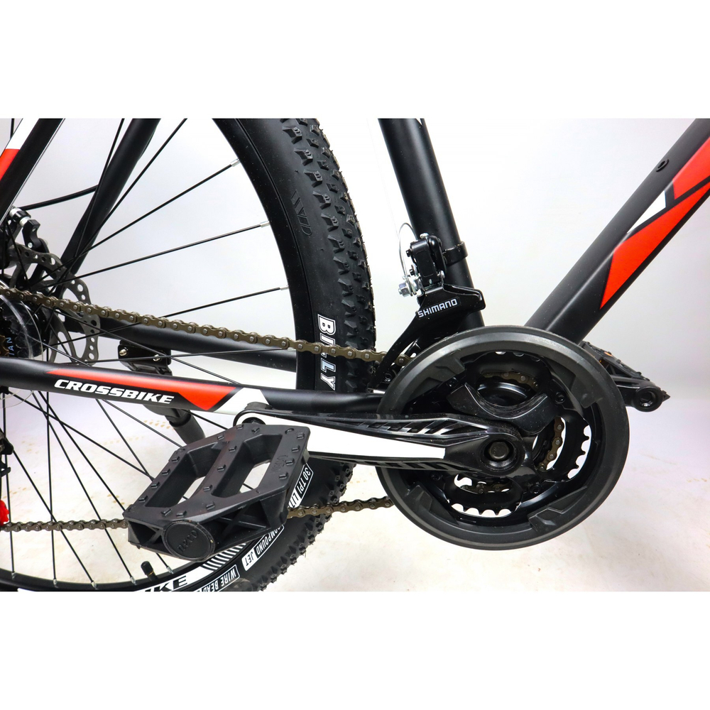 Велосипед гірський 27.5 дюймів CrossBike Racer 2022, рама 19"