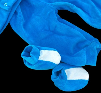 Костюм 4в1: кофта, штани, шапочка та пінетки "Ведмедик", велюр ТМ "UA" (74 см)