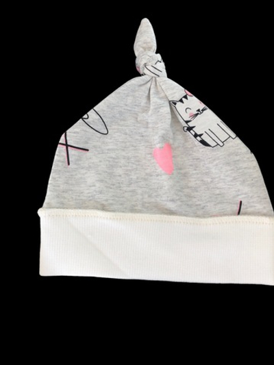 Комплект 3в1 : боді з довгим рукавом, повзунки, шапочка «Кошеня», кулір ТМ  "Happy TOT" (62 см)