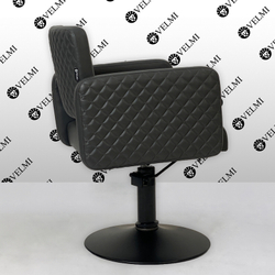 Комплект парикмахерской мебели Polo Premium Lux Black на диске