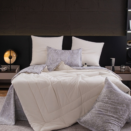 Комплект постельного белья Сатин Velouria Luxe с Одеялом VL002