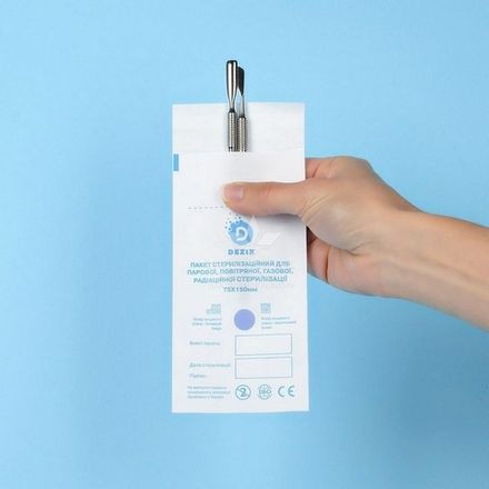 Набір крафт пакетів, білі 75 * 150мм