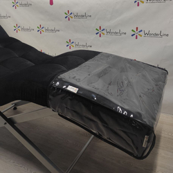 Анатомічна кушетка Tertio 2 Black для лешмейкерів та бровістів