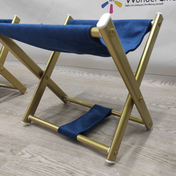 Подставка для сумки на золотых ножках