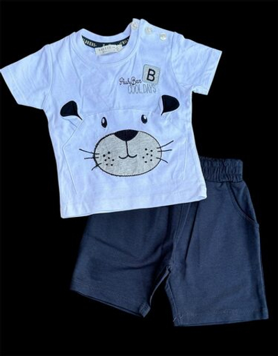 Костюм 2в1: футболка, шорти, бавовна, двунитка ТМ "Breeze"