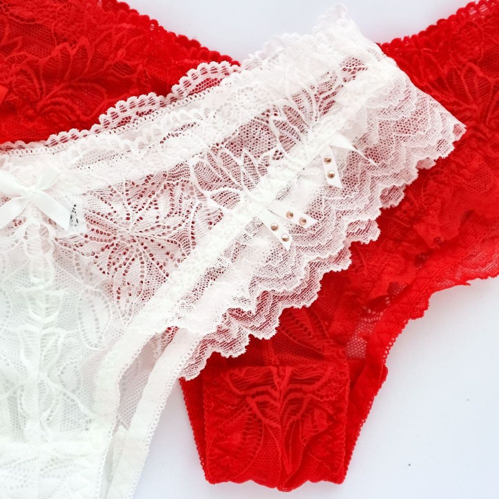 Кружевной комплект на чашку В и С