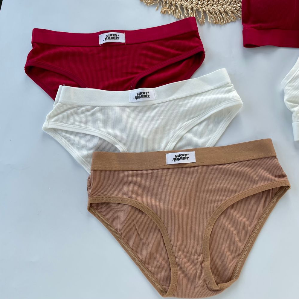 Комплект в рубчик зі сліпами