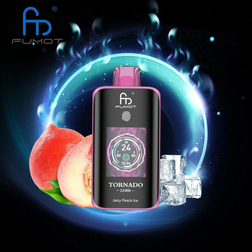 RandM Tornado 25000 - Juicy Peach Ice 5%