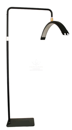 Безтіньова Led лампа для бьюті майстра Smart Moon Light HD-M8X, 60 Вт, чорна