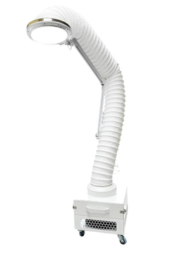 Профессиональная мобильная вытяжка для маникюра и педикюра Fusion Plus Premium, крашенная нержавеющая сталь