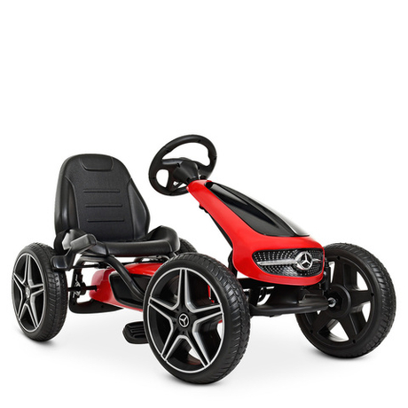 Детский спортивный картинг/веломобиль/машина на педалях Bambi Mercedes M 4271E