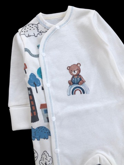 Чоловічок із шапочкою "Принт", інтерлок ТМ "Happy ТОТ" (62 см)