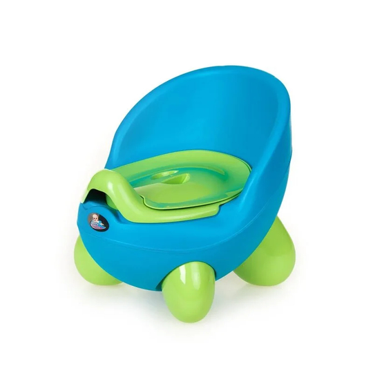 Дитячий горщик-кресло "Tiny Mini art " Irak Plastik Зелений-синій