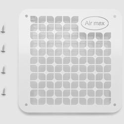 Встраиваемая вытяжка с фильтром Air Max VF12 Plus нержавейка белая