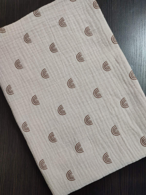 Пеленка муслиновая жатая двухслойная