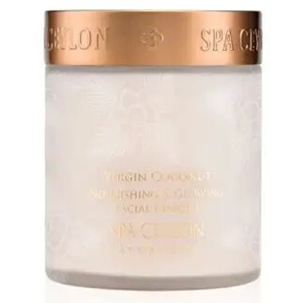 Поживна маска для сяйва та свіжості всіх типів шкіри Королівський кокос 200 г, SPA Ceylon