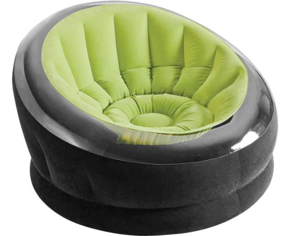 Надувное кресло Intex 68581 Empire Chair 112 x 109 x 69 см, зеленое