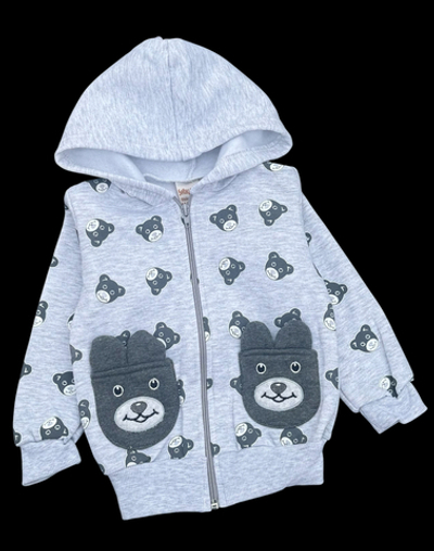 Кофта з капюшоном, трьохнитка з начосом ТМ “Seltay Baby” (98 см)