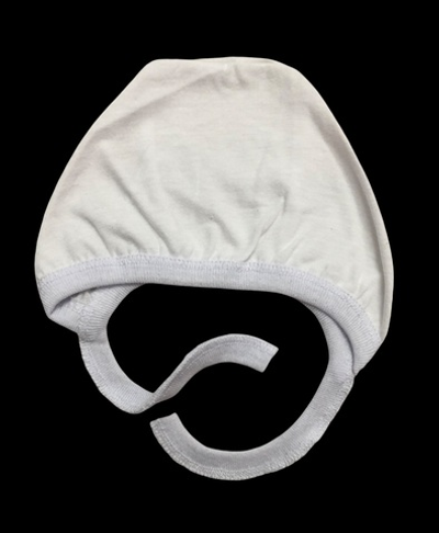 Шапочка із завязками, кулір ТМ "Happy ToT" (0-1 міс, 36 см)