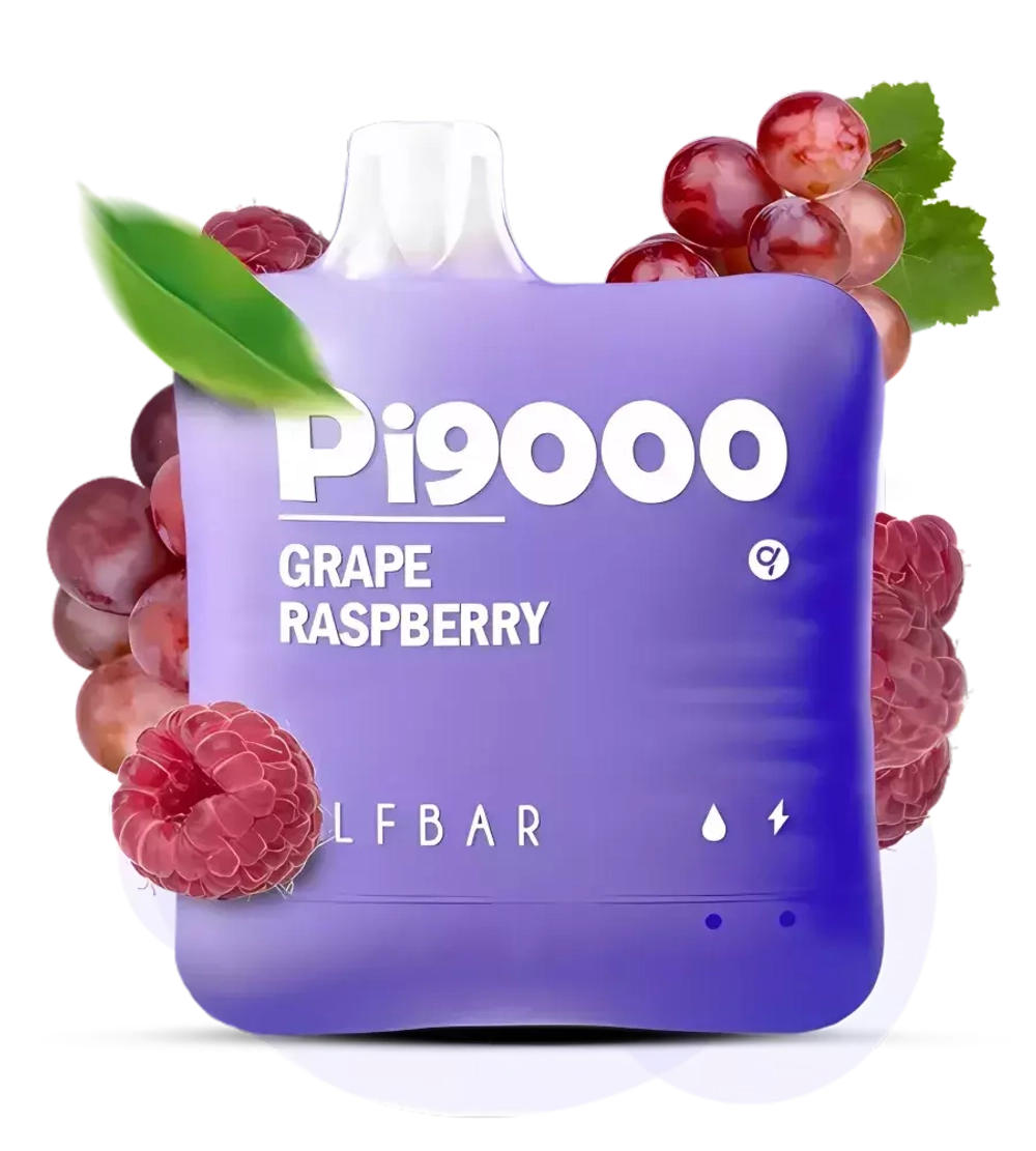 ELF BAR Pi9000 Grape Raspberry 5% nic