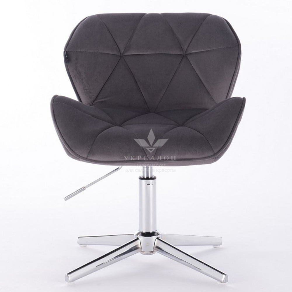 Стільчик клієнта Paris velor cross