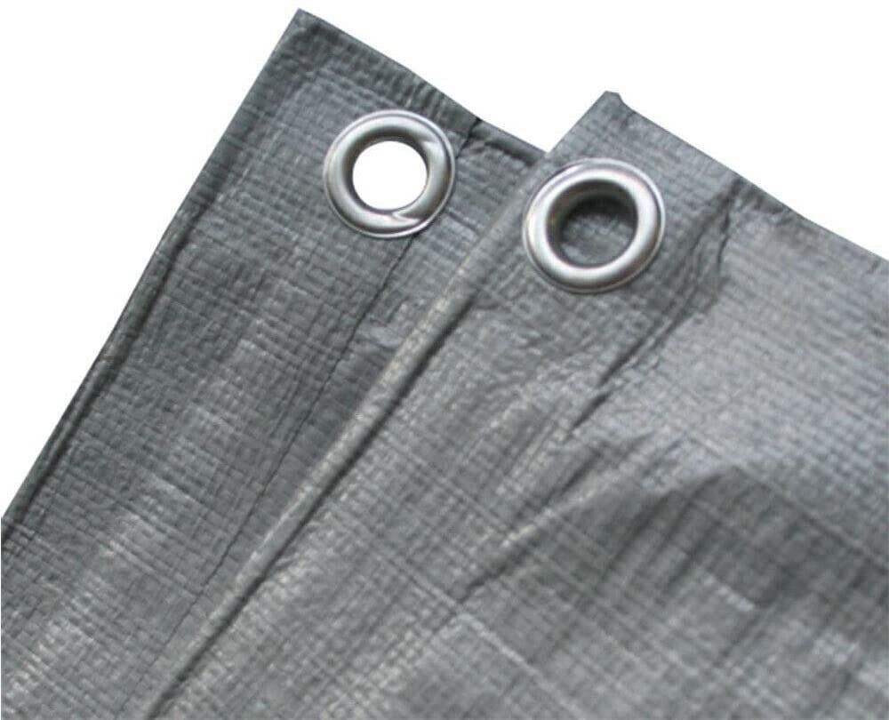 Тент полипропиленовый 6х10 от дождя и снега, затеняющий 100г./м2 (серый)