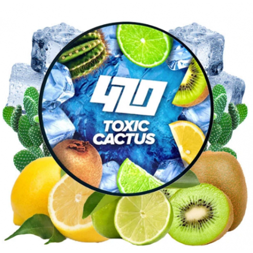 Тютюн 420 Frost Line Toxic Cactus (Кактус Лимон Лайм Ківі Лід) 100г