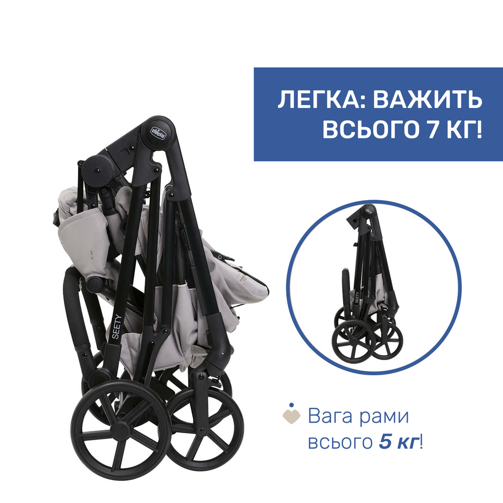 Універсальна коляска 2 в 1 Chicco Seety