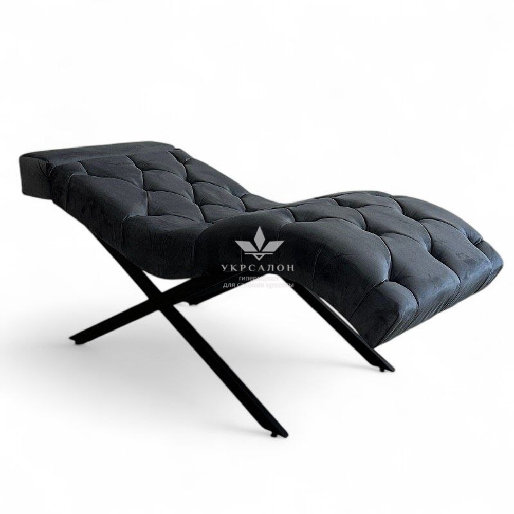 Анатомическая кушетка Mark 555-10 с пуговицами и подголовником для лашмейкеров и бровистов