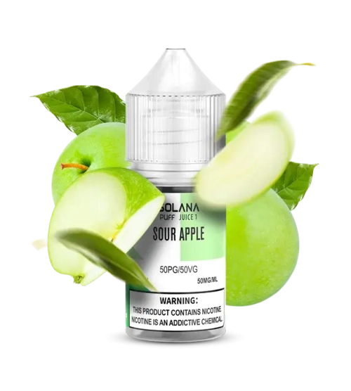 Солевая Жидкость Solana Sour Apple (Солана Кислое Яблоко) 30ml 50mg