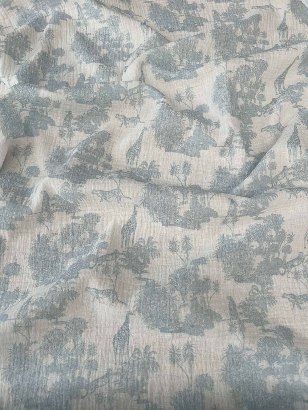 Муслин жатый принт