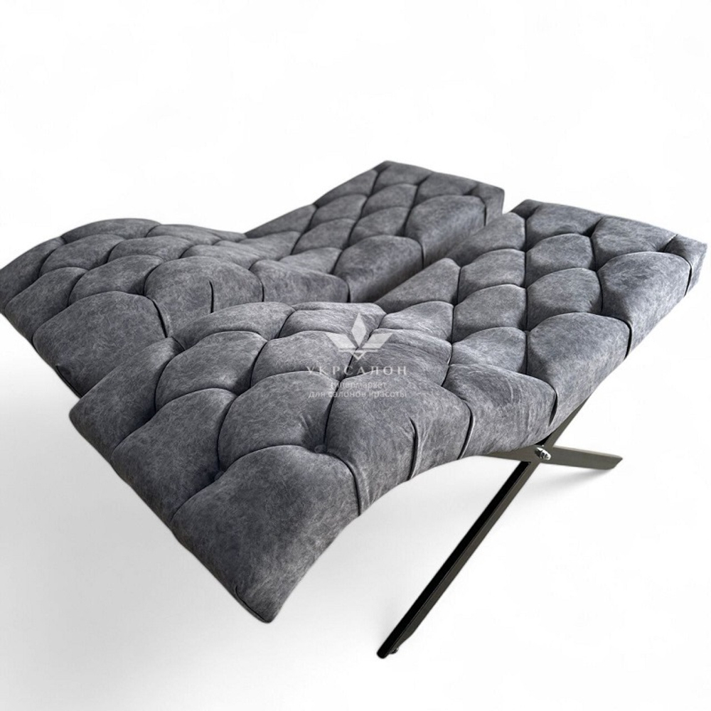 Анатомическая кушетка Mark 555-08 с пуговицами для лашмейкеров и бровистов