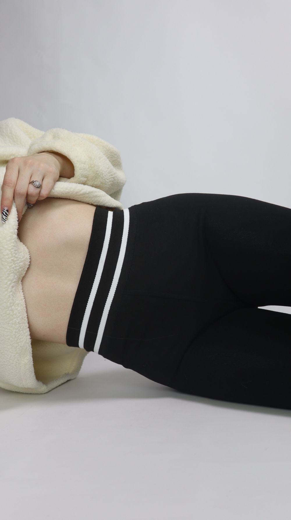 Теплі лосини з полосками