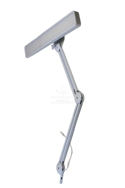 Настольная светодиодная бестеневая Led лампа для бьюти мастера на струбцине KMS-1005 (9501), 30 Вт, белая