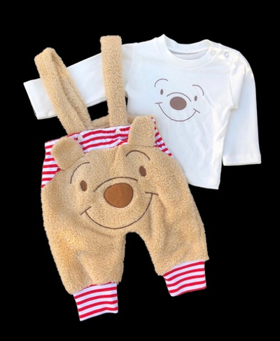 Напівкомбінезон з регланом «Вінні», махра, бавовна ТМ «Cocomell»