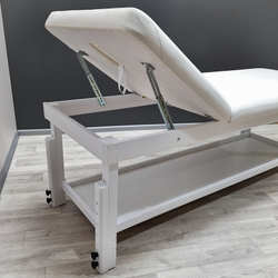 Стаціонарний масажний стіл KP-11 White