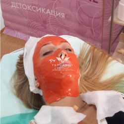 Шейкерная альгинатная маска с апельсином Orange instant peel off mask, Algomask