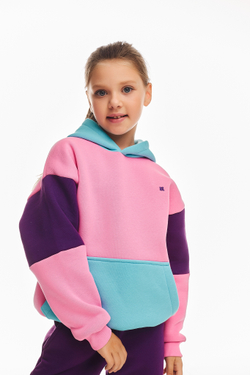 Детский спортивный утепленный костюм Kindamor Snug Princess Purple/Pink, флис для девочки