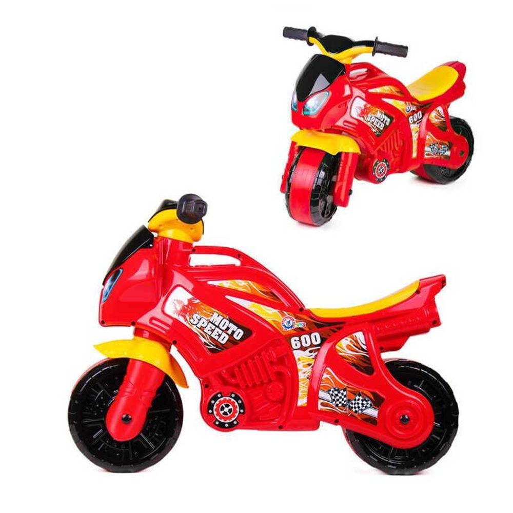 Детская каталка-толокар мотоцикл 5118 Technok Toys красный